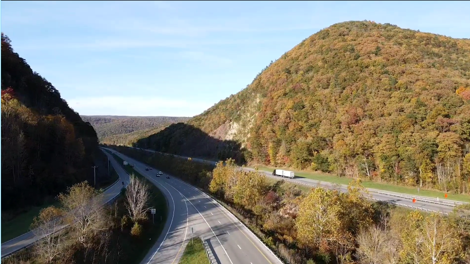 West Virginia Mountains In Fall